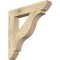 Ekena Millwork Funston Slat Rough Sawn Bracket, Douglas Fir, 4"W x 26"D x 26"H BKT04X26X26FST06RDF - alternate 1